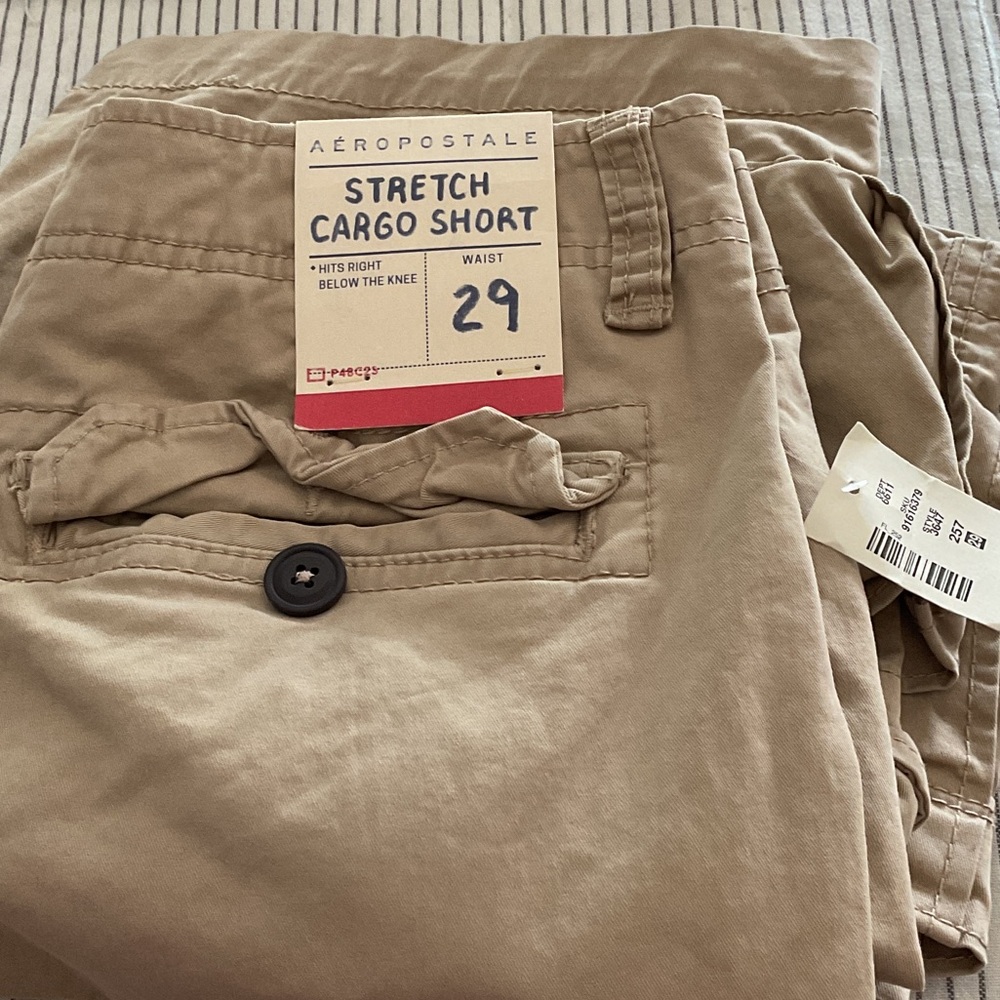 Aeropostale Tan Cargo Shorts